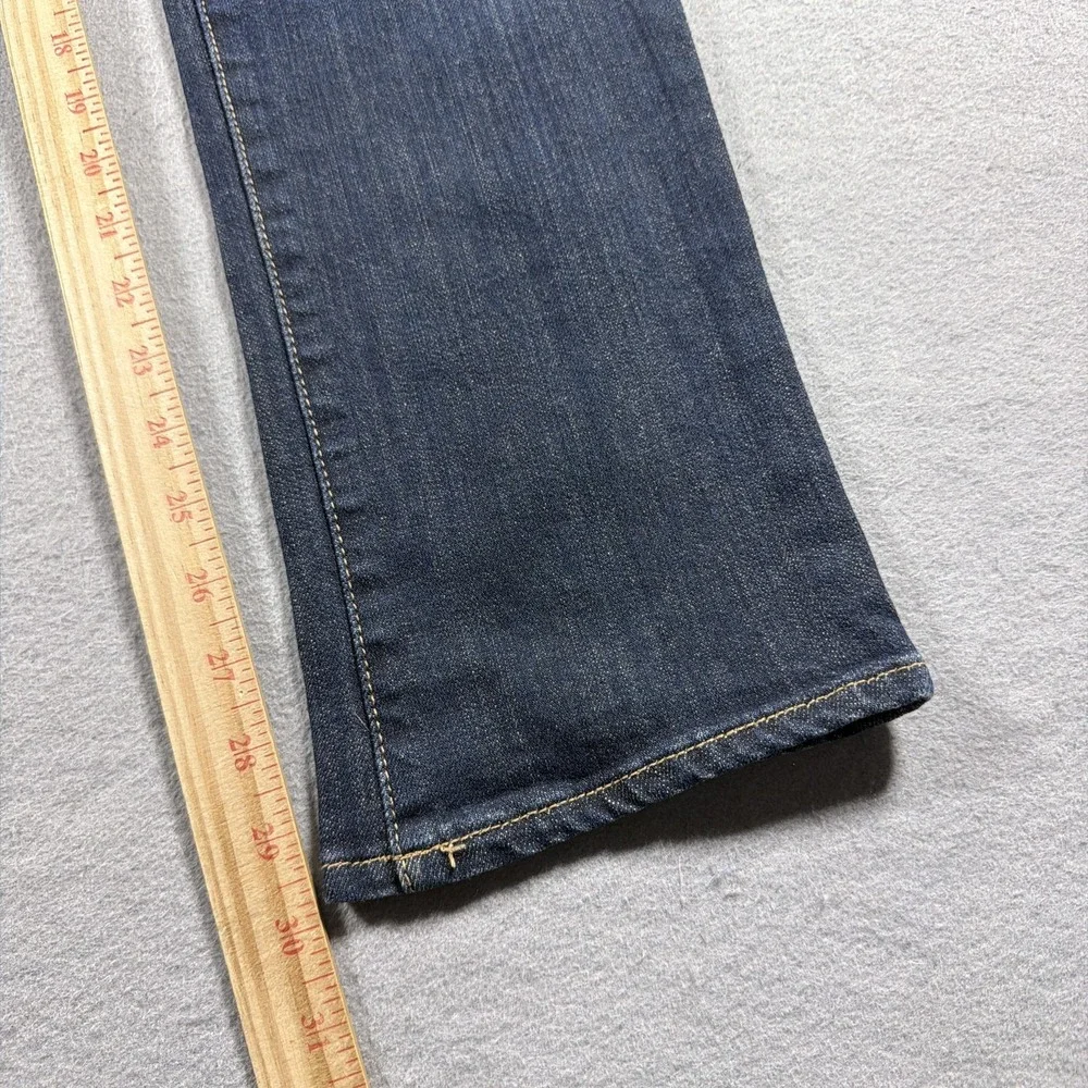 Kut From The Kloth Jeans Womens 8 Blue Cameron Straight Mid Rise Stretch Denim
